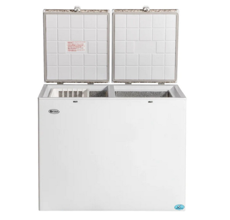 Zero Appliances 260L Gas/Electric Chest Fridge Freezer - Image 2