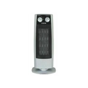 Goldair PTC Tower Heater (Silver) | 1000W/2000W | Ceramic Heating with Oscillation