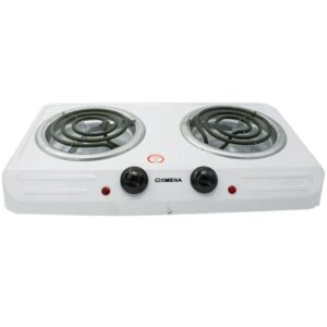 Omega Double Electric Spiral Hotplate Stove