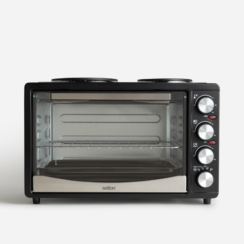 Salton Mini Kitchen 23L -Oven with Dual Hotplates, 1380W Power - Image 2