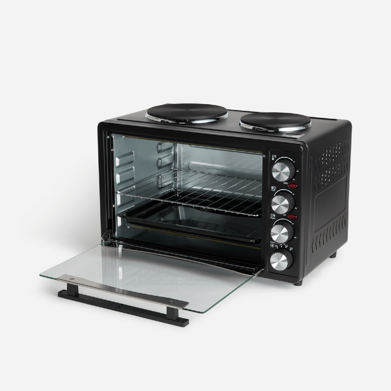 Salton Mini Kitchen 23L -Oven with Dual Hotplates, 1380W Power - Image 3