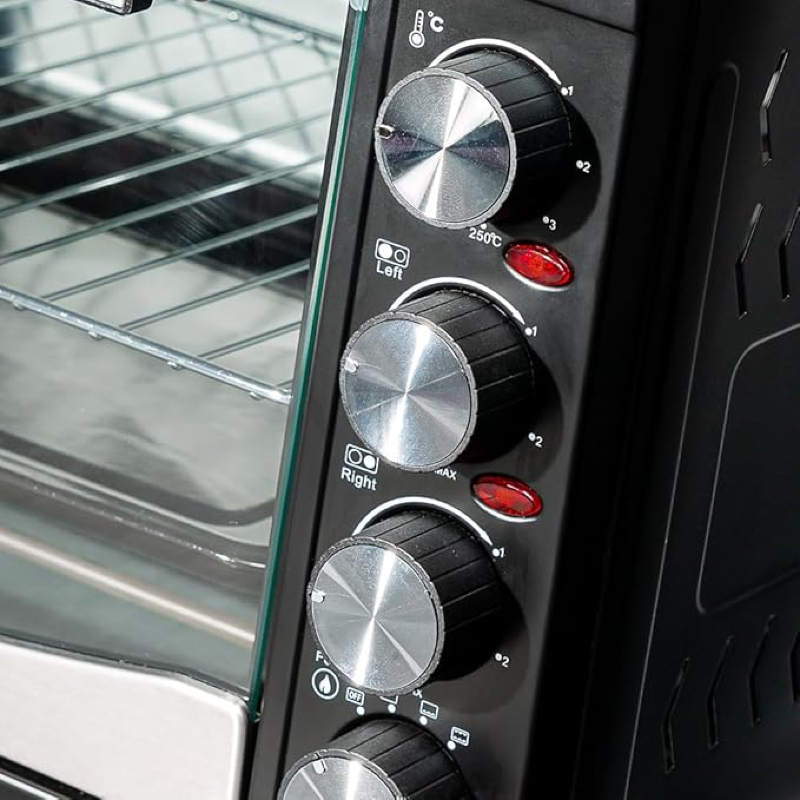 Salton Mini Kitchen 23L -Oven with Dual Hotplates, 1380W Power - Image 4