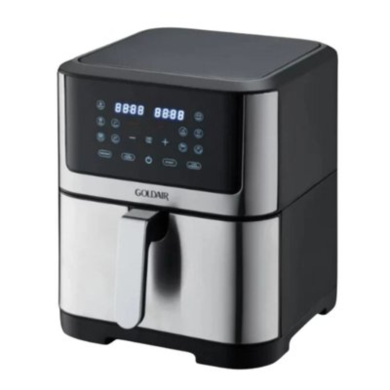 Goldair 6.5L Digital Air Fryer -8 Presets, Non-Stick Basket