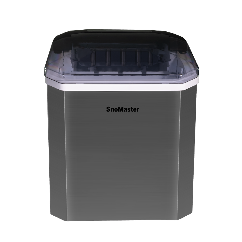 SnoMaster -12Kg/24Hr Counter-Top Bullet Type Ice-Maker -Stainless Steel - Image 2
