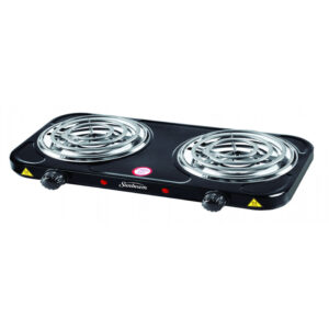 Sunbeam Double Spiral Hotplate -Non-Stick Plates, Variable Heat