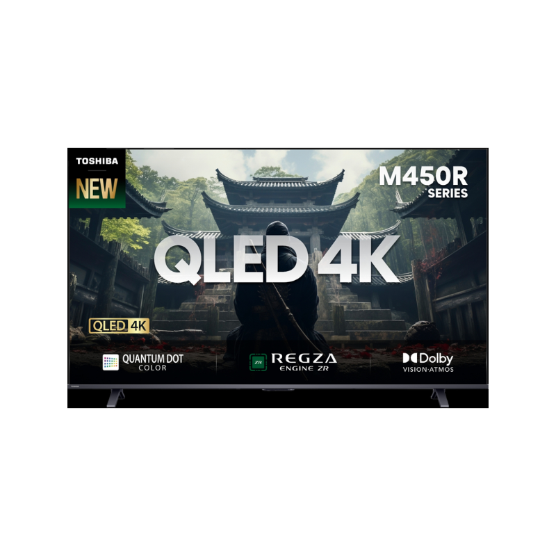 Toshiba 55" 4K QLED Smart TV with Dolby Vision & Atmos, 55M450RP - Image 2