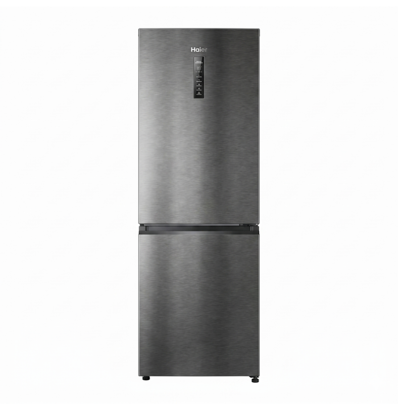 Haier 330L Black Combi Fridge HRF-425VCFRMBL